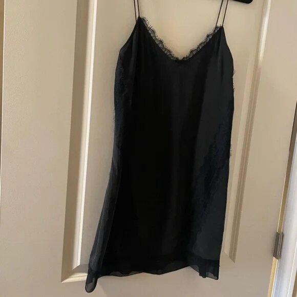 NWT Dolce Vita Mini Black Lace Slip Dress, Size Small SKU:211 - Picture 2 of 4